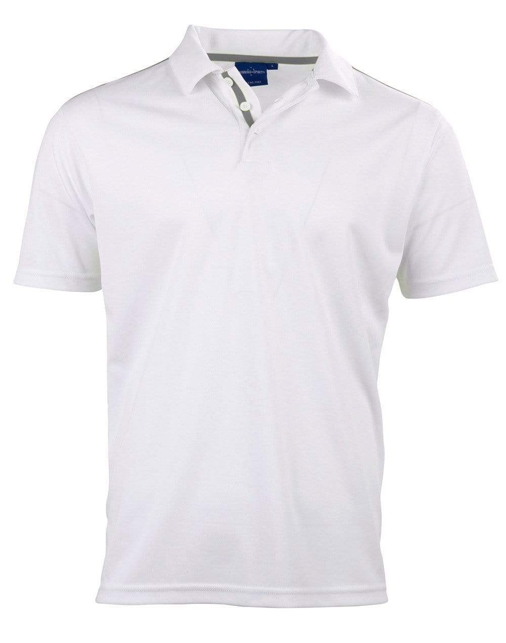 Winning Spirit PS83K Staten polo shirt Kid's Casual Wear Winning Spirit WHITE/ASH 4K 