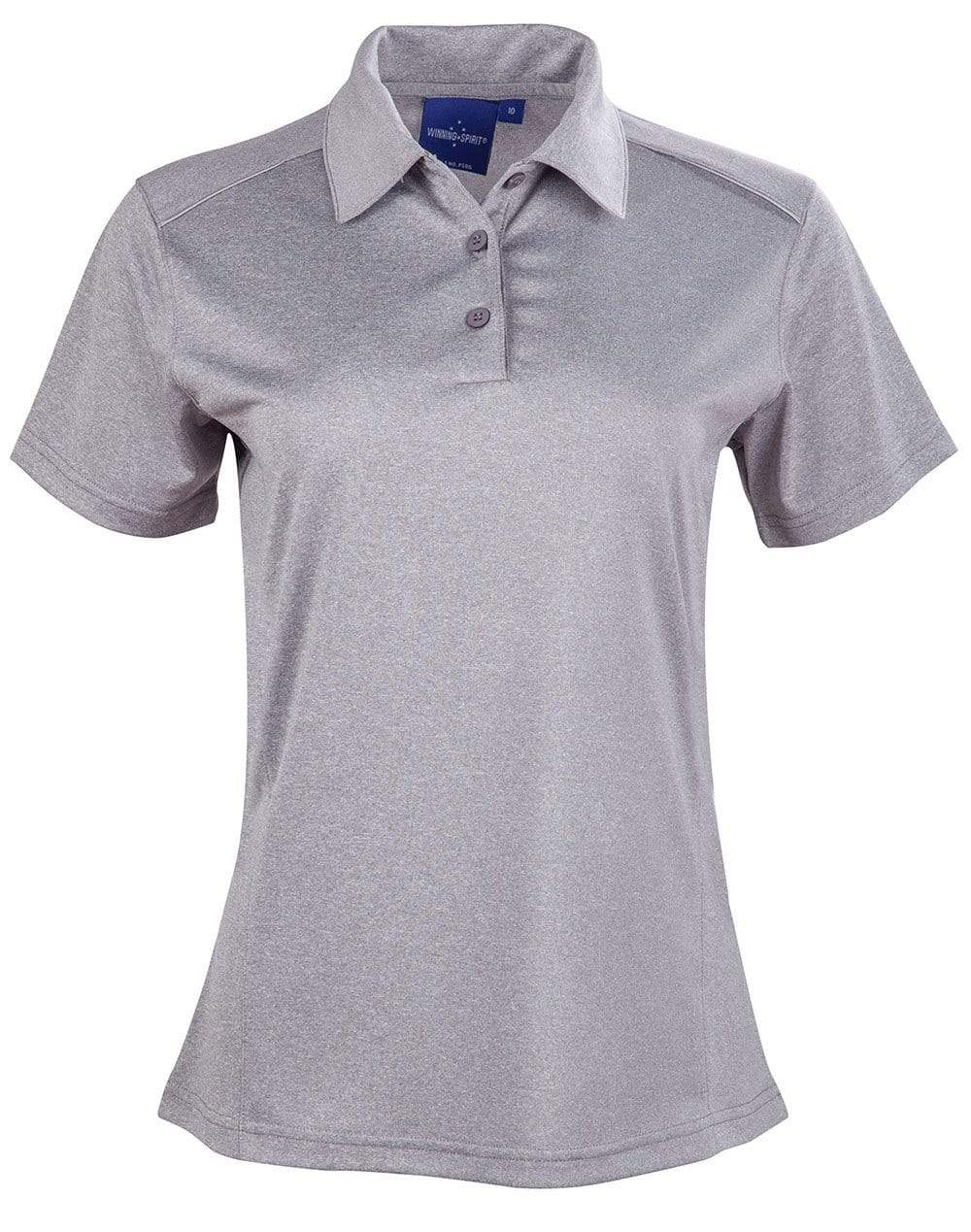 Winning Spirit PS86 HARLAND POLO Ladies Casual Wear Winning Spirit SILVER GREY 6 