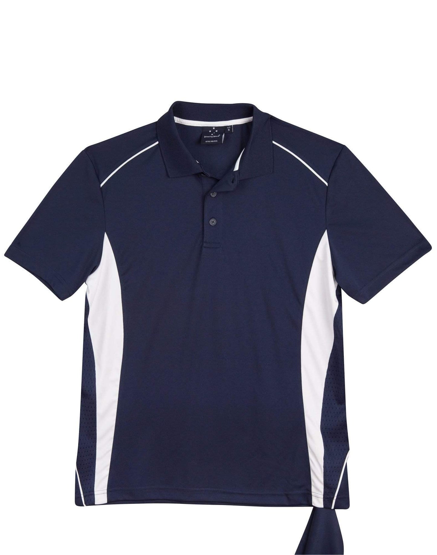 WINNING SPIRIT PURSUIT POLO Men'sPS79 Casual Wear Winning Spirit Navy/White XS 