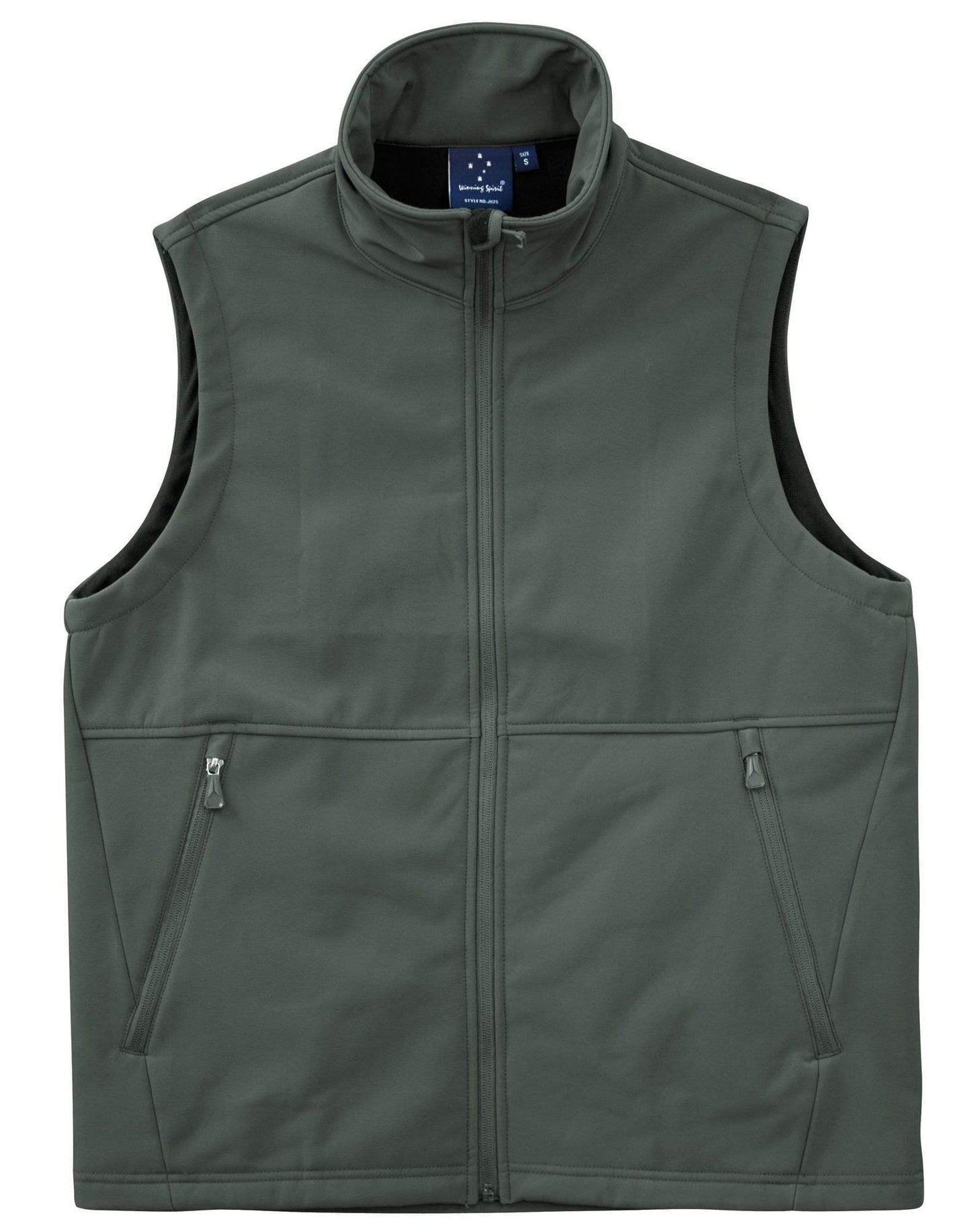 WINNING SPIRIT Softshell Vest Men's JK25 Casual Wear Winning Spirit Charcoal S 