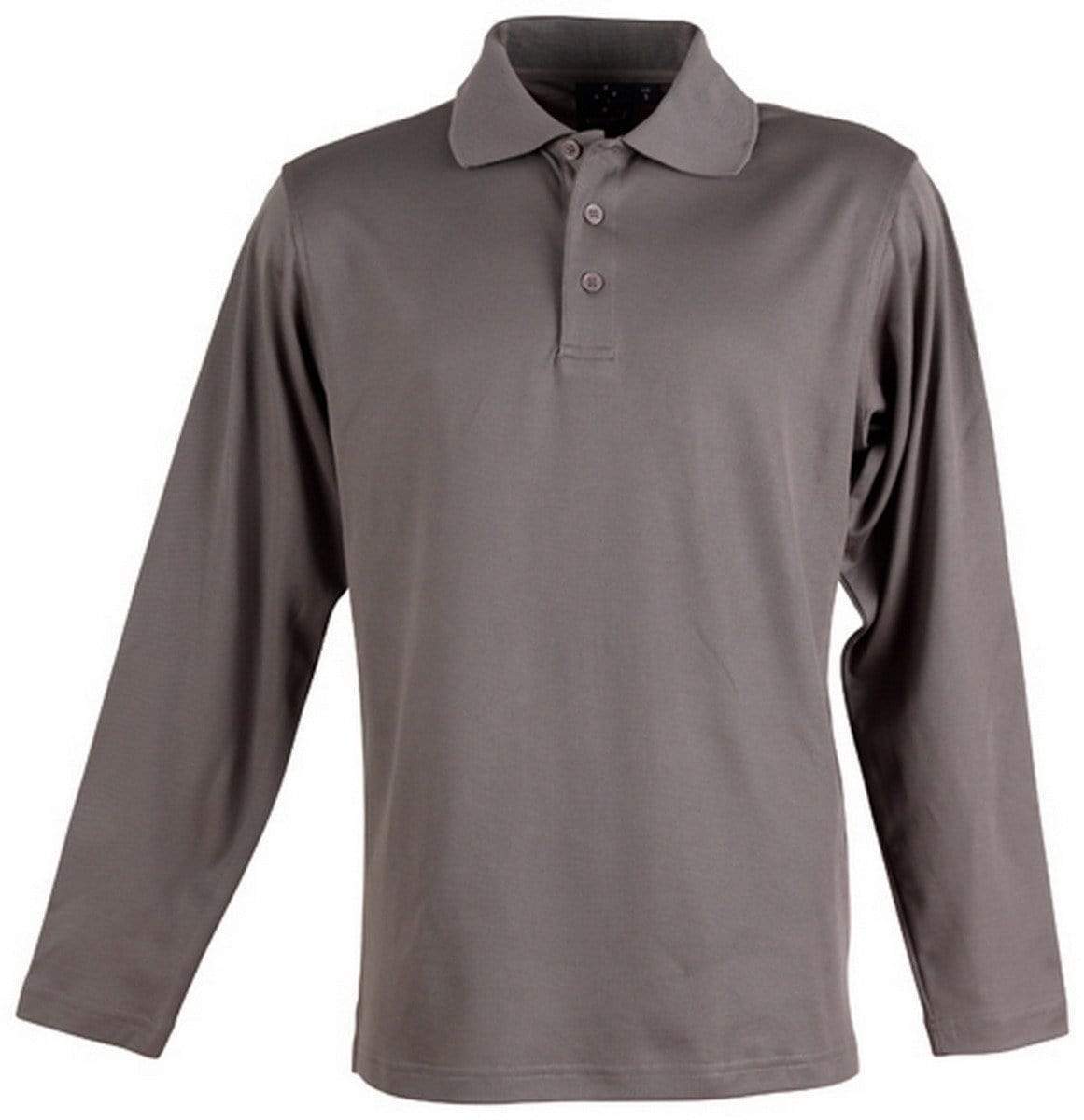 WINNING SPIRIT victory plus polo ps35 Casual Wear Winning Spirit Steel Grey XS 