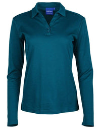 Winning Spirit Victory Plus TRUEDRY® long sleeve polo PS36B Casual Wear Winning Spirit Ocean Blue 6 