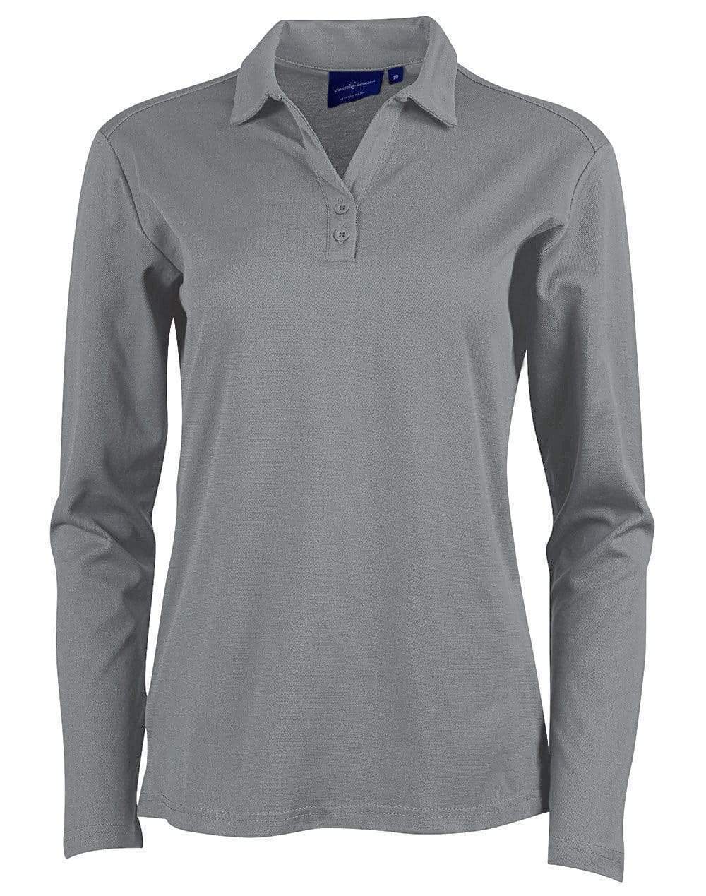 Winning Spirit Victory Plus TRUEDRY® long sleeve polo PS36B Casual Wear Winning Spirit Steel Grey 6 