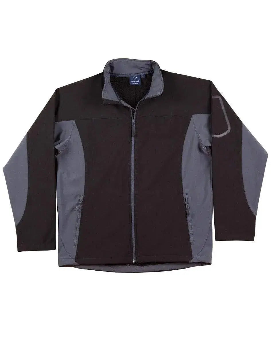 WINNING SPIRIT WHISTLER Softshell Contrast Jacket Men's JK31 Metro Workwear.