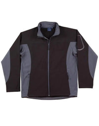 WINNING SPIRIT WHISTLER Softshell Contrast Jacket Men's JK31 Metro Workwear.