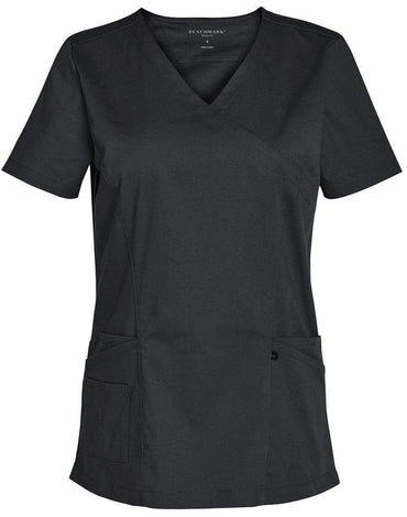 Winning Spirit Ladies Scrub Top M7640 Health & Beauty Winning Spirit Charcoal 2XS 