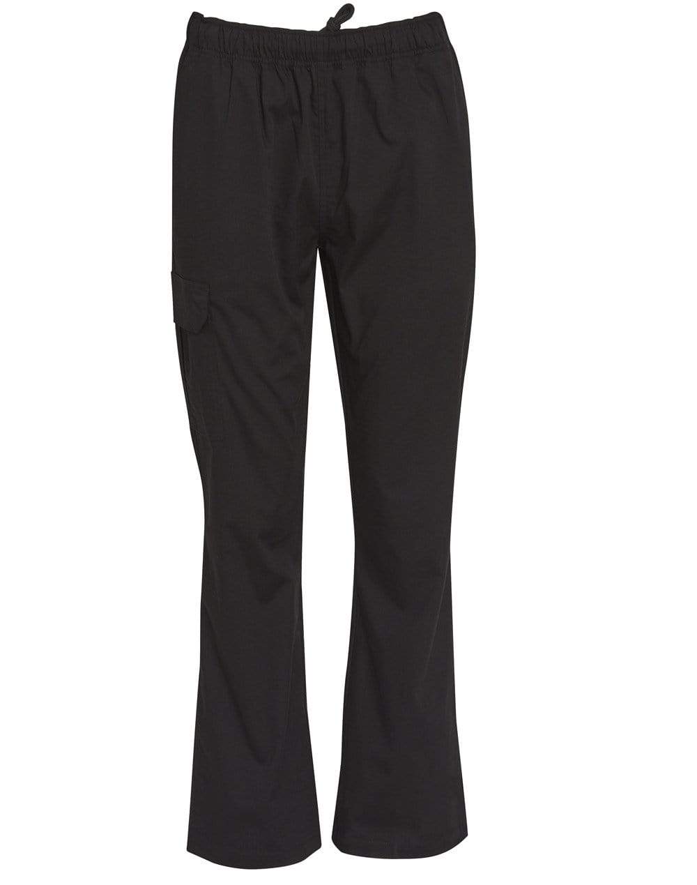 Winning Spirit Ladies Functional Chef Pants Cp04 Hospitality & Chefwear Winning Spirit Black 2XS 