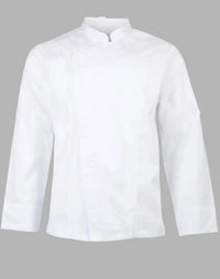 Winning Spirit Men's Functional Chef Jackets Cj03 Metro Workwear.