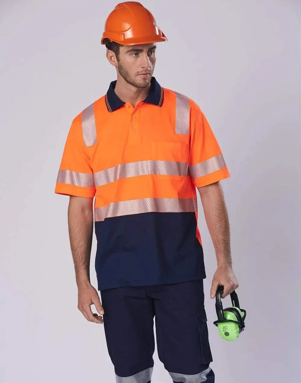 Winning Spirit UNISEX TRUEDRY® biomotion segmented polo SW73 Metro Workwear.