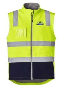 P&E Unisex Hi-Vis Softshell Vest PET426