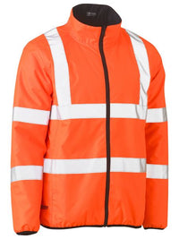 Bisley Workwear Taped Hi Vis Reversible Puffer Jacket BJ6350HT Work Wear Bisley Workwear ORANGE (BF61) XS 