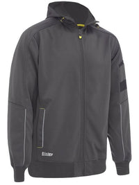 Bisley Work Fleece Zip-front Hoodie With Sherpa Lining BK6925 Worl Wear Bisley Workwear CHARCOAL (BCCG) XS 