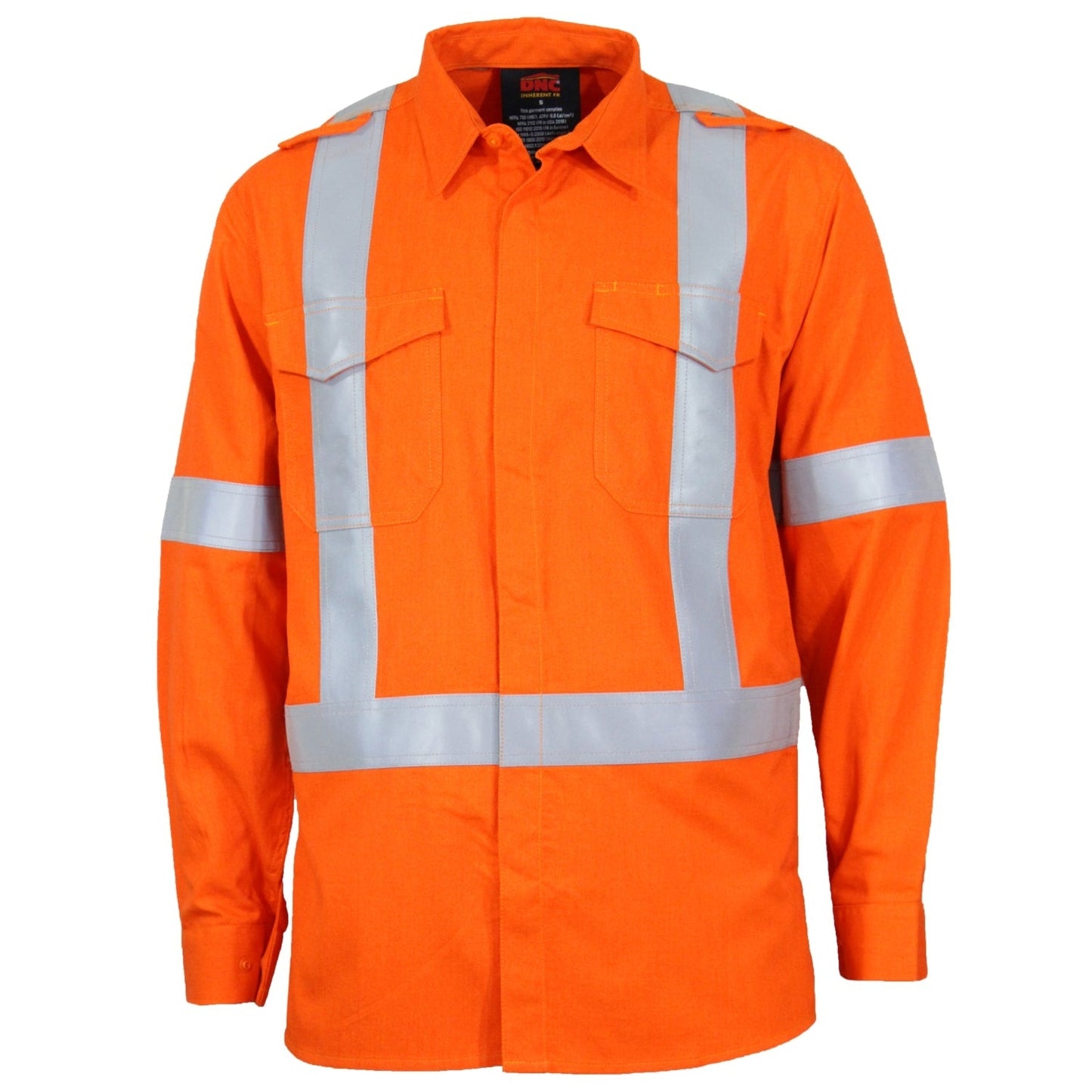 Flamearc HRC1 Day/Night Fr Shirt 3448 Work Wear DNC Workwear Orange XS 