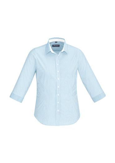 Biz Corporates Fifth Avenue Womens 3/4 Sleeve Shirt 40111 Corporate Wear Biz Corporates 4 Alaskan Blue 