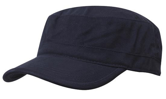 Headwear Brushed Sports Military Cap X12 - 4025 Cap Headwear Professionals Navy One Size 