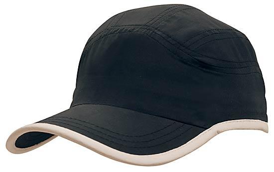 Headwear Microfibre Sports Cap X12 - 4094 Cap Headwear Professionals Navy/White One Size 