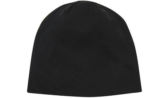 Headwear Cotton Beanie X12 - 4108 Cap Headwear Professionals Black One Size 