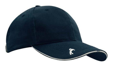 Headwear Chino Twill Golf Cap X12 - 4118 Cap Headwear Professionals Navy One Size 