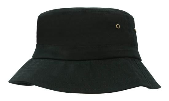 Headwear Bhs Twill Youth's Bucket Hat X12 - 4133 Cap Headwear Professionals Navy Adjustable 