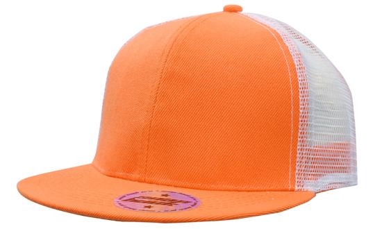Headwear Mesh Back Premium American/t X12 - 4138 Cap Headwear Professionals Orange One Size 