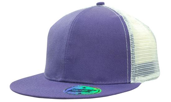 Headwear Mesh Back Premium American/t X12 - 4138 Cap Headwear Professionals Purple One Size 