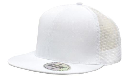 Headwear Mesh Back Premium American/t X12 - 4138 Cap Headwear Professionals White One Size 