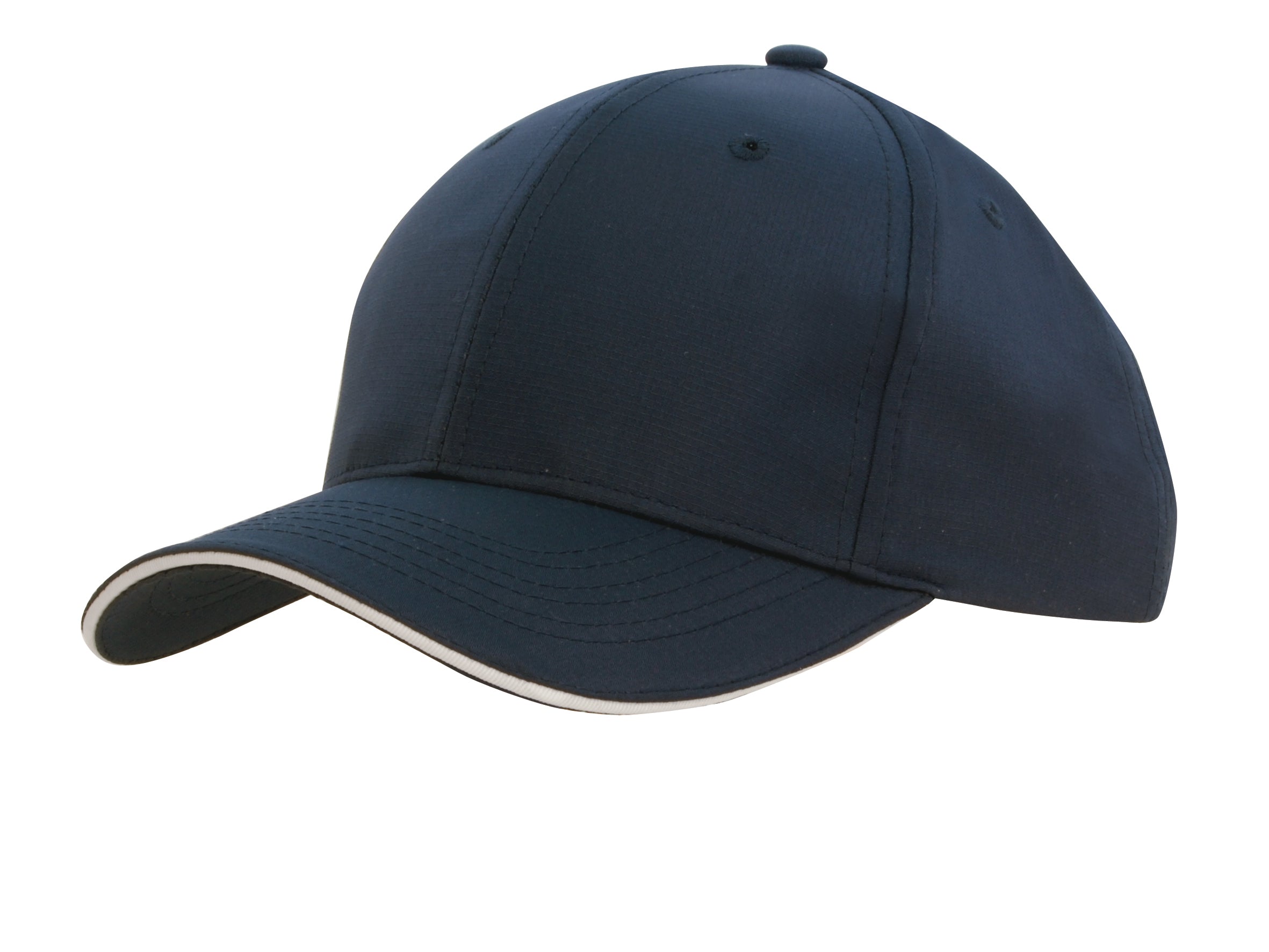 Headwear Sports Ripstop W/sandwich X12 - 4149 Cap Headwear Professionals Navy/White One Size 