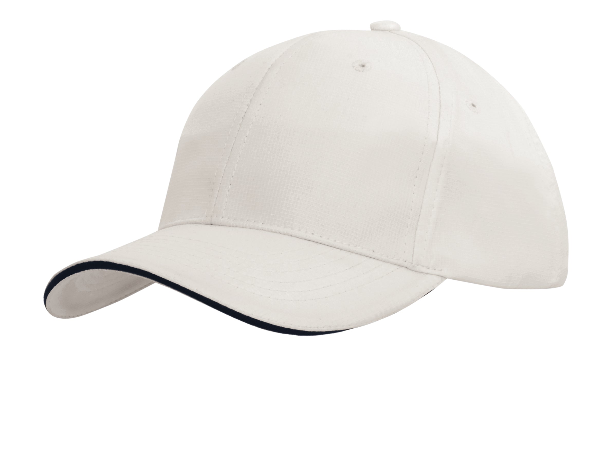Headwear Sports Ripstop W/sandwich X12 - 4149 Cap Headwear Professionals White/Navy One Size 