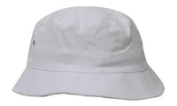 Headwear Bucket Hat Double Pique Mesh X12 - 4182 Cap Headwear Professionals White One Size 