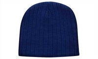 Headwear Cable Knit Beanie  X12 - 4189 Cap Headwear Professionals Royal One Size 