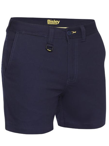 Bisley Stretch Cotton Drill Short Short BSH1008 Work Wear Bisley Workwear NAVY (BPCT) 72 