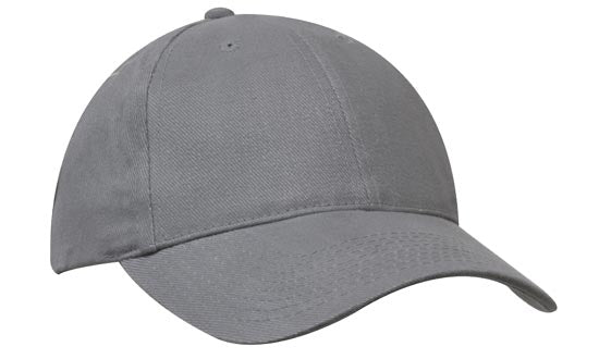 Headwear Brushed Heavy Cotton Cap X12 - 4199 Cap Headwear Professionals Charcoal One Size 