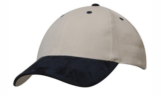 Headwear Brushed Heavy Cotton W/suede Peak X12 - 4200 Cap Headwear Professionals   