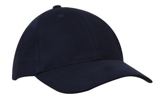 Headwear Regular Brushed Cotton Cap X12 - 4242 Cap Headwear Professionals Navy One Size 