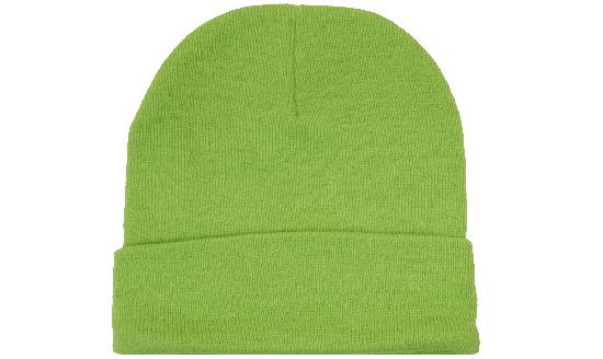 Headwear Knitted Acrylic Beanie X12 - 4243 Cap Headwear Professionals Green(lime) One Size 