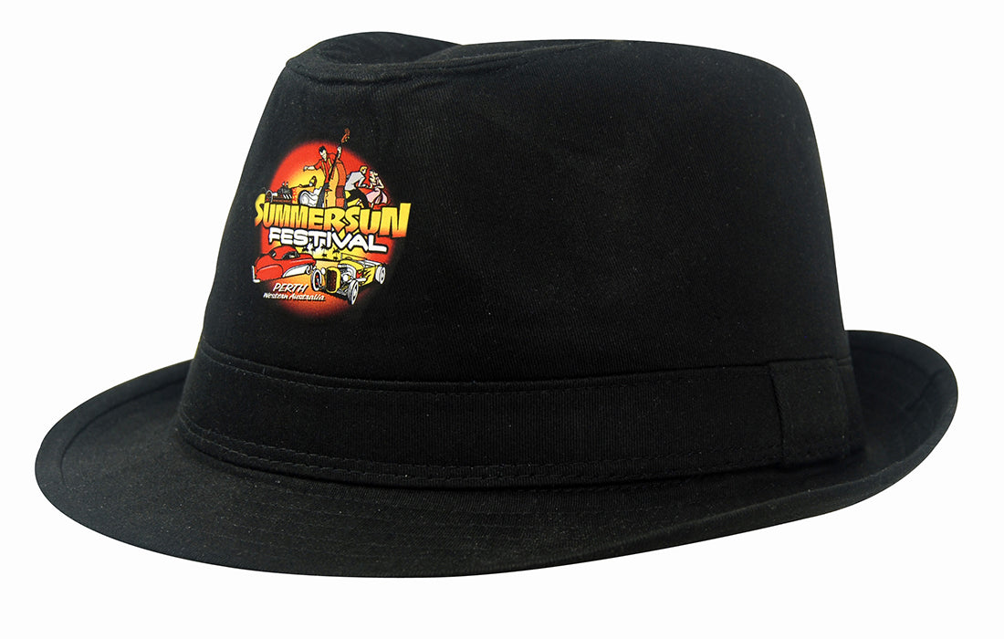 Headwear Fedora Cotton Twill Hat X12 - 4279 Cap Headwear Professionals   