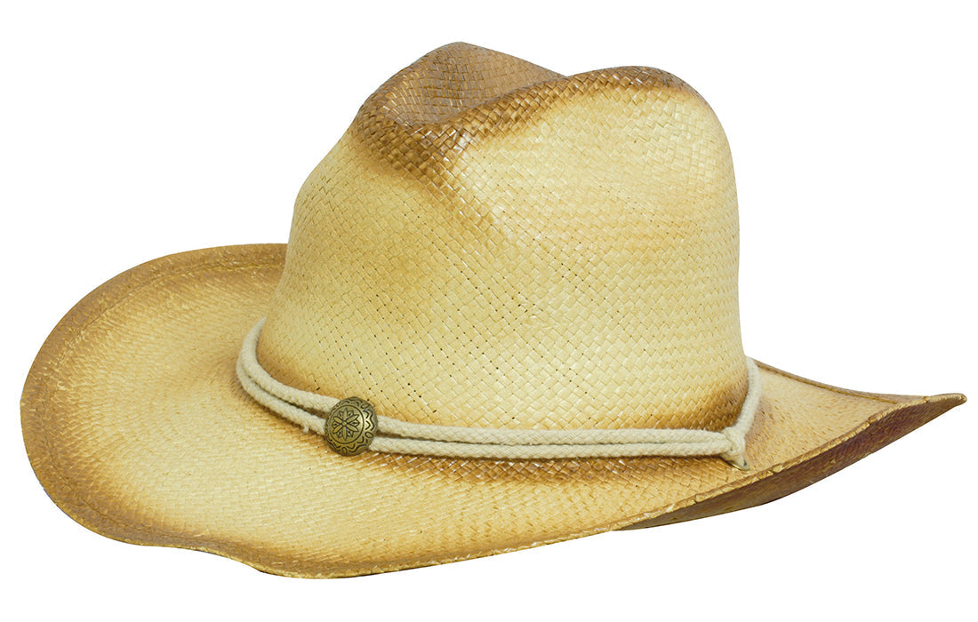 Headwear Sprayed Cowboy Hat String Band X12 - S4281 Cap Headwear Professionals   