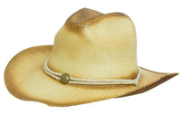 Headwear Sprayed Cowboy Hat String Band X12 - S4281 Cap Headwear Professionals One Size  