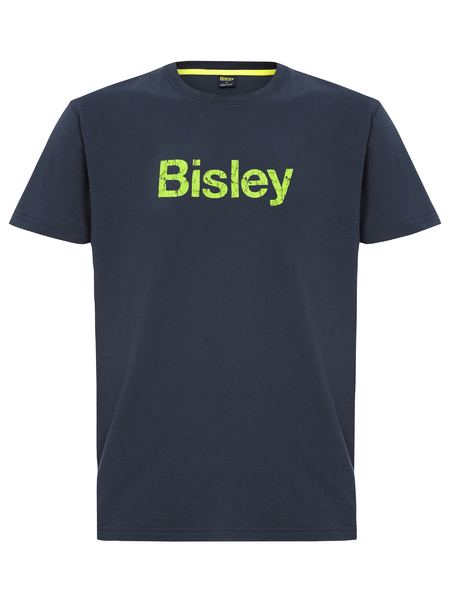 Bisley Cotton Logo Tee BKT064 Work Wear Bisley Workwear NAVY (BPCT) S 