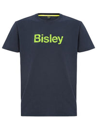 Bisley Cotton Logo Tee BKT064 Work Wear Bisley Workwear NAVY (BPCT) S 