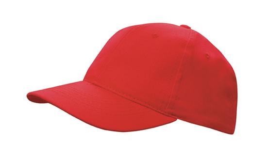 Headwear Brushed Cotton Cap X12 - 5002 Cap Headwear Professionals Red One Size 