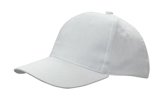 Headwear Brushed Cotton Cap X12 - 5002 Cap Headwear Professionals White One Size 