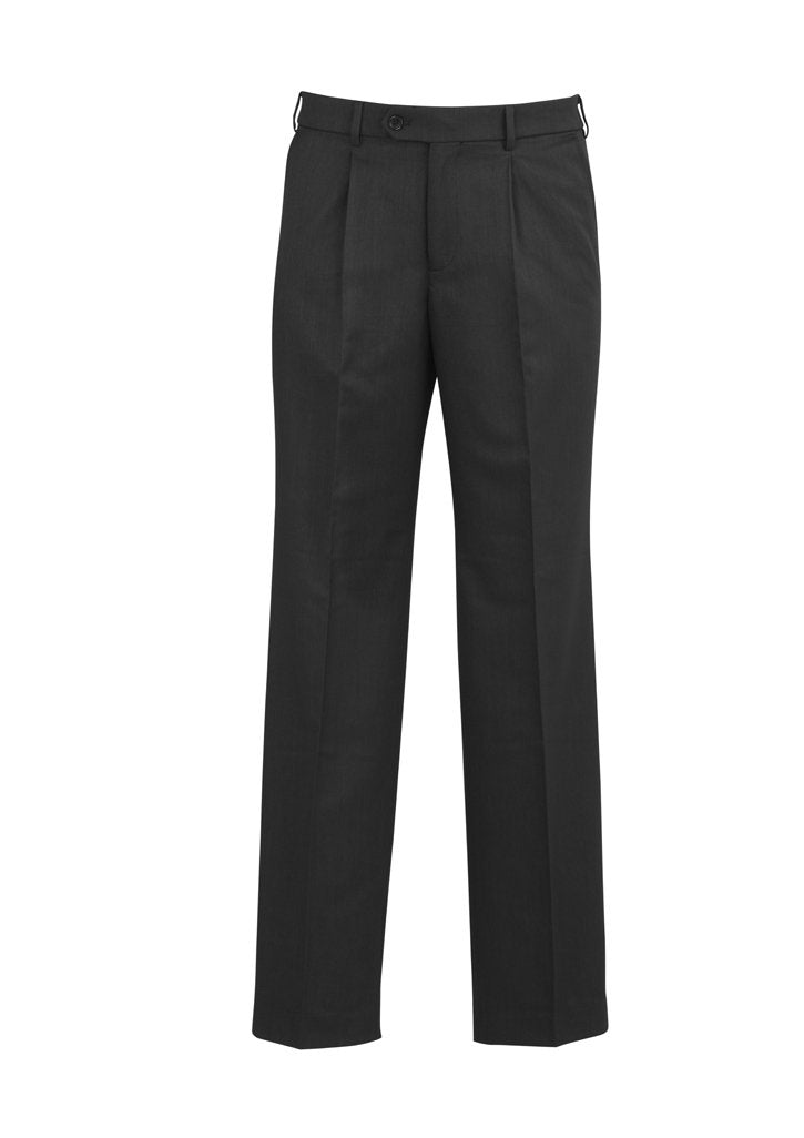 Biz Corporates Mens One Pleat Pant 70111S - Flash Uniforms 