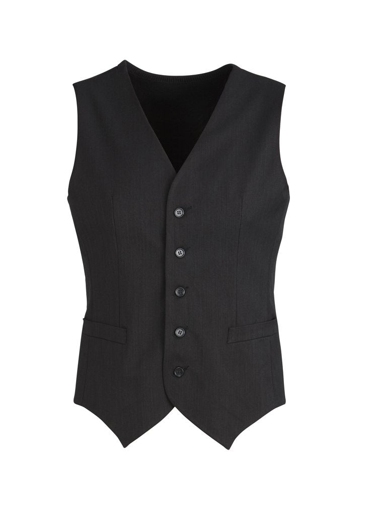 Biz Corporates Mens Peaked Vest with Knitted Back 90111 - Flash Uniforms 