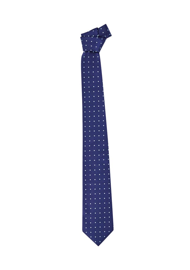 Biz Corporates Mens Spot Tie 99100 Corporate Wear Biz Corporates One Size Alaskan Blue 