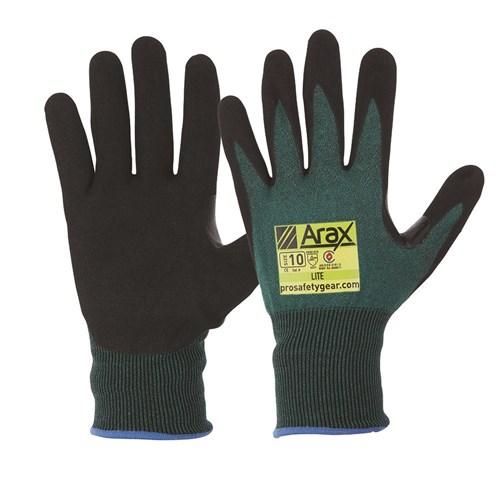 Pro Choice Arax Green Cut "C" Nitrile Sand Dip Palm - AGND PPE Pro Choice 7  