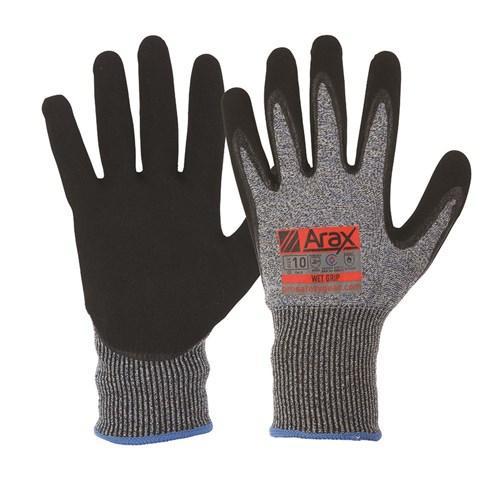 Pro Choice Arax Wet Grip - Arax Liner With Nitrile Dip Palm - AND PPE Pro Choice 7  