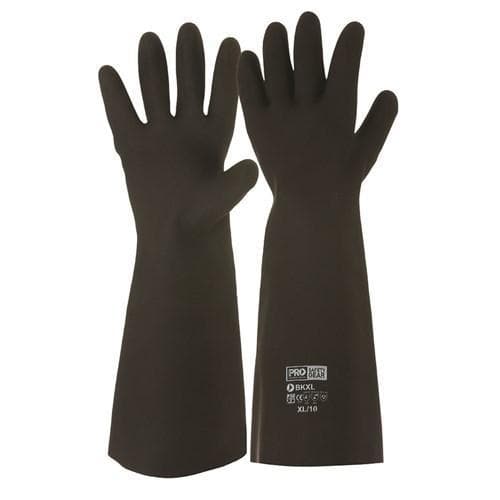 Pro Choice Black-knight Latex Gauntlet - Length 45cm X12 - BK PPE Pro Choice M/8  