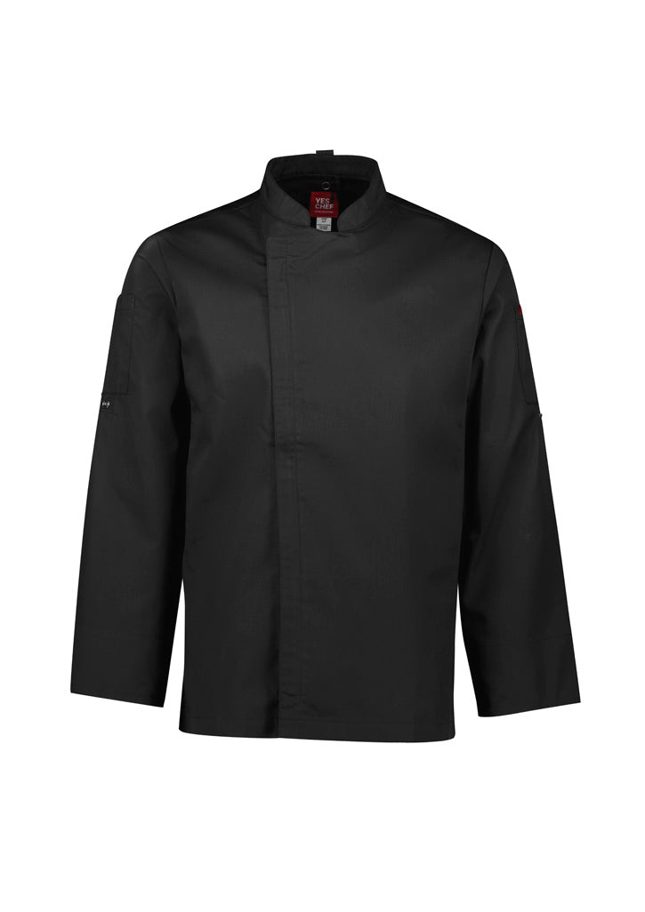 Biz Collection Men's Alfresco Long Sleeve Chef Jacket CH330ML