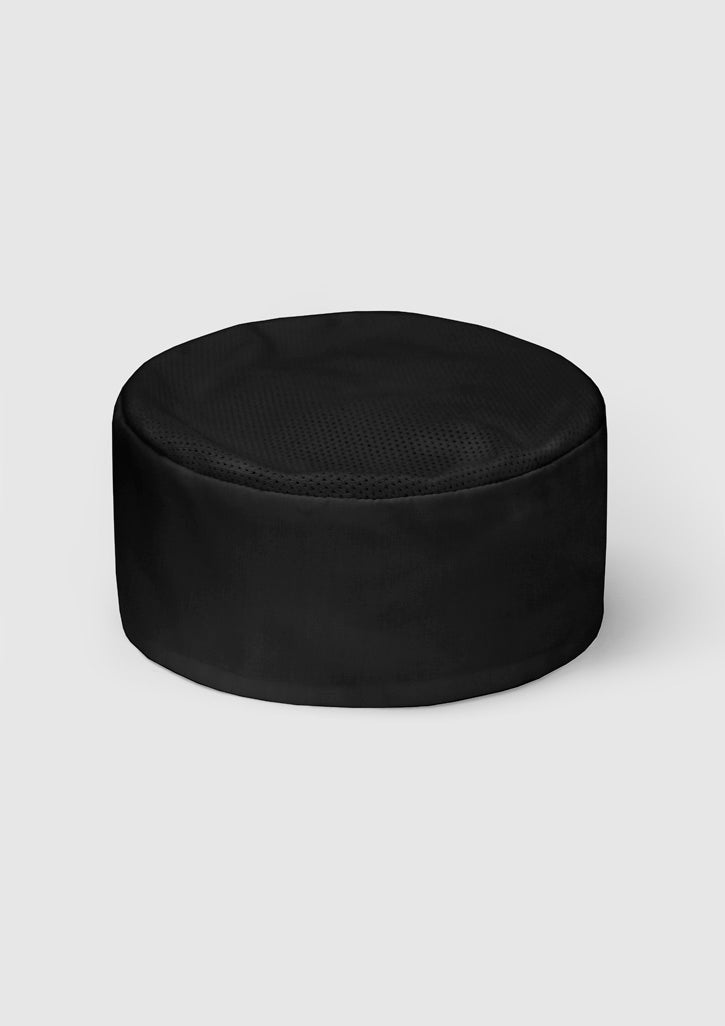 Biz Collection Mesh Flat Top Chef Hat CH333 Hospitality & Chefwear Jb's Wear Black One Size 